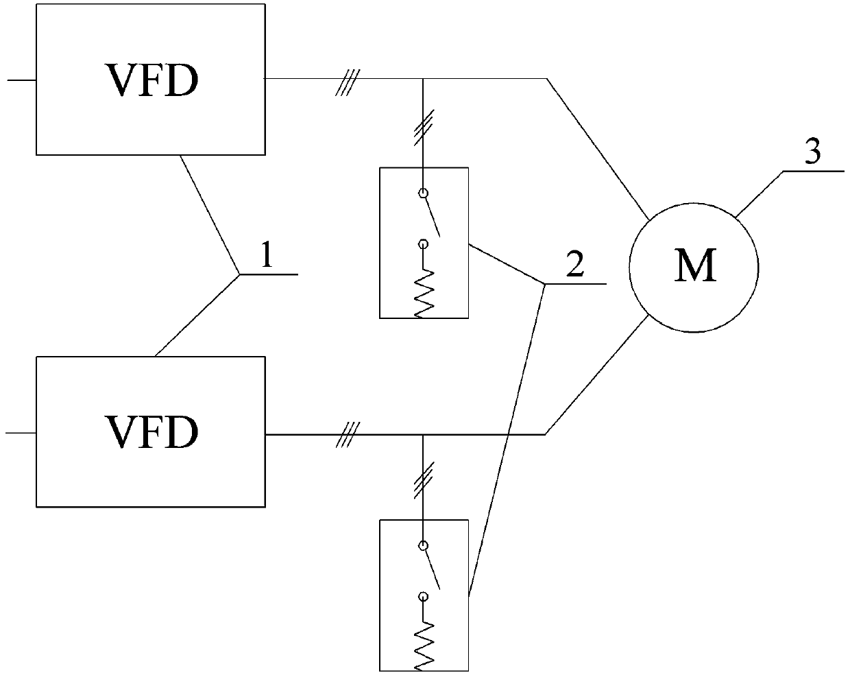 A frequency converter integrated braking system and its working method