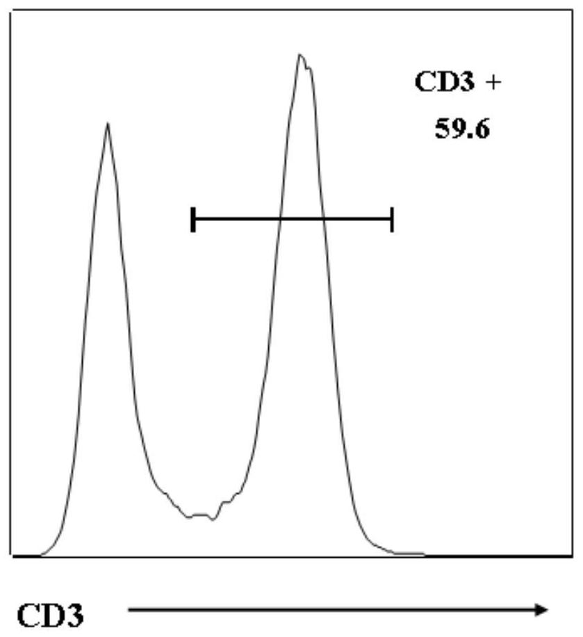 Flow type staining kit and preparation method and application method thereof