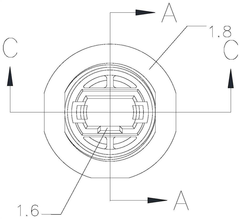 A multi-core optical fiber connector