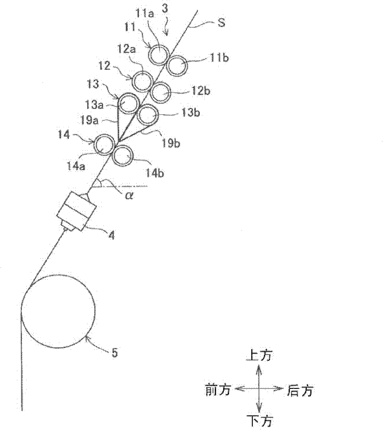 Drafting device, drafting device assembly, and spinning machine