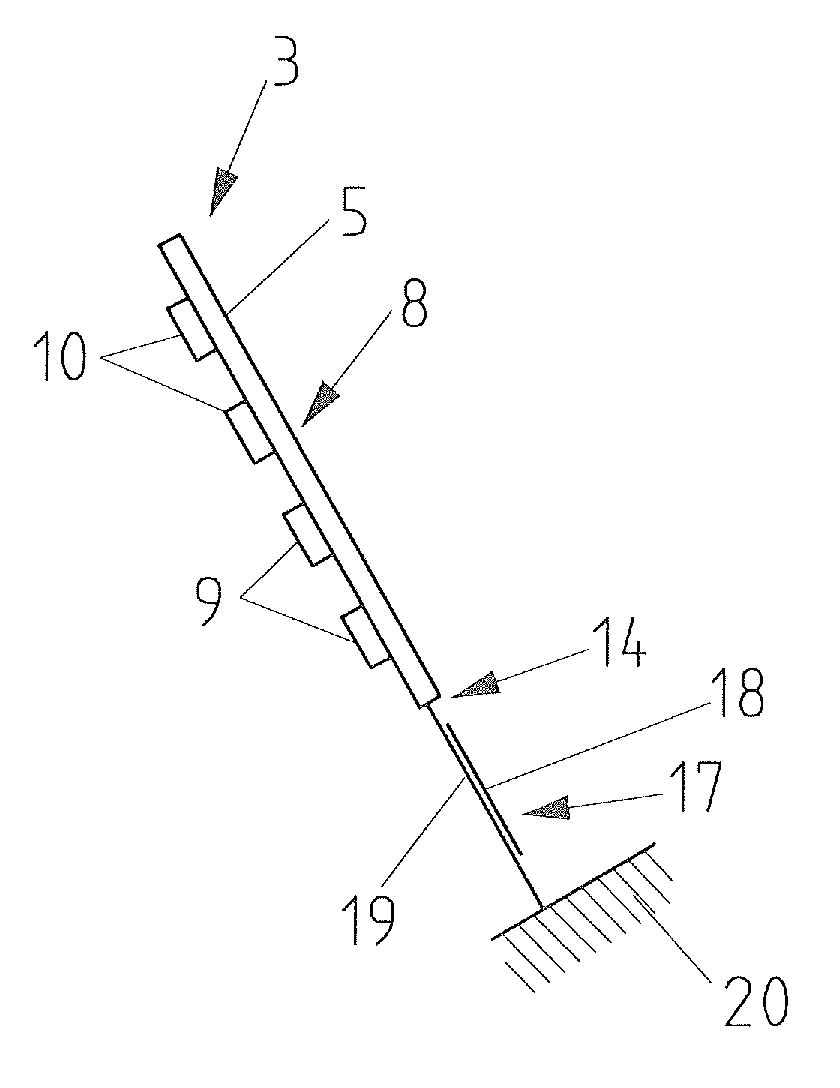 Insolation sensor for solar light intensity