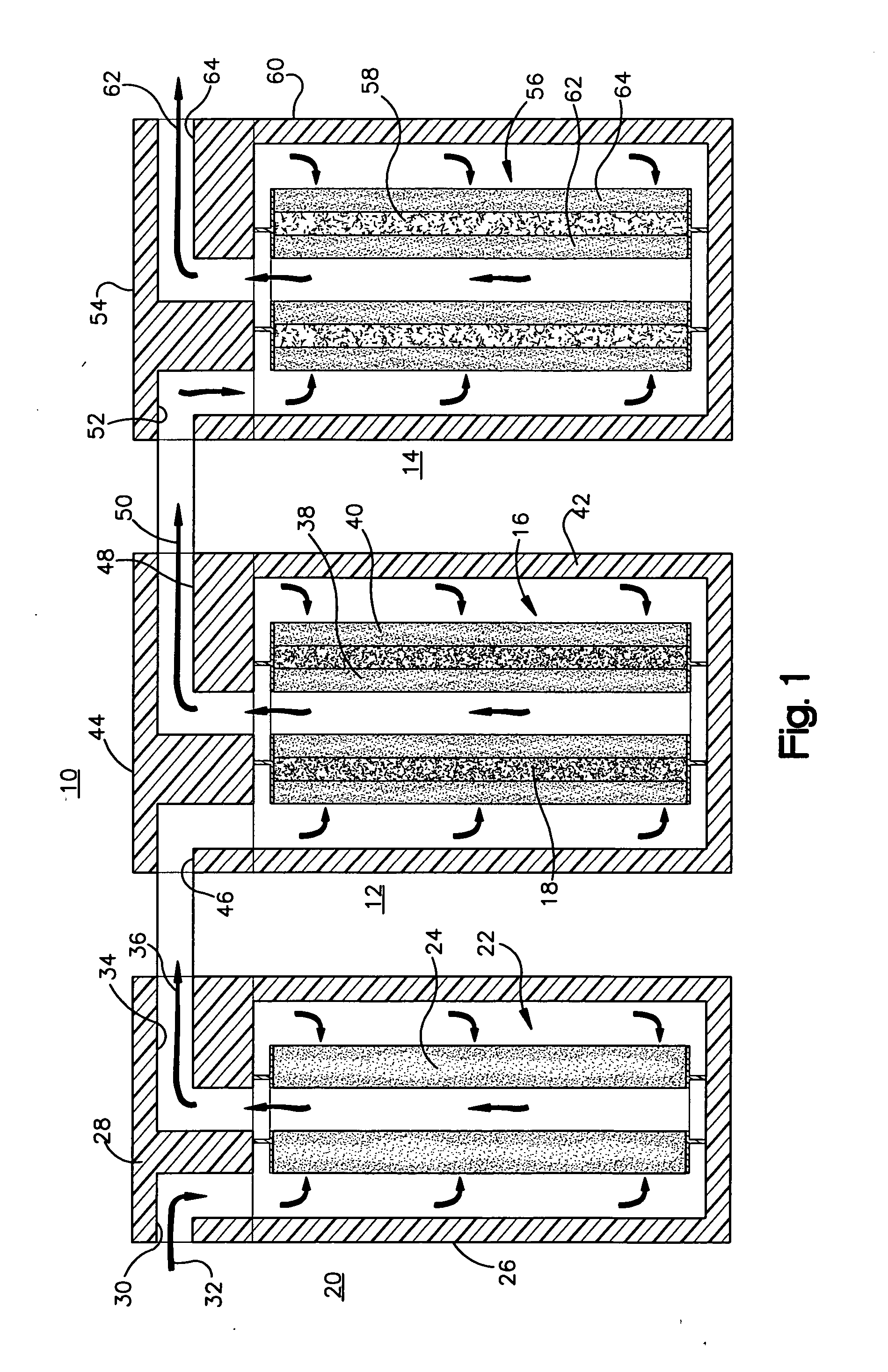 pH adjuster-based system for treating liquids