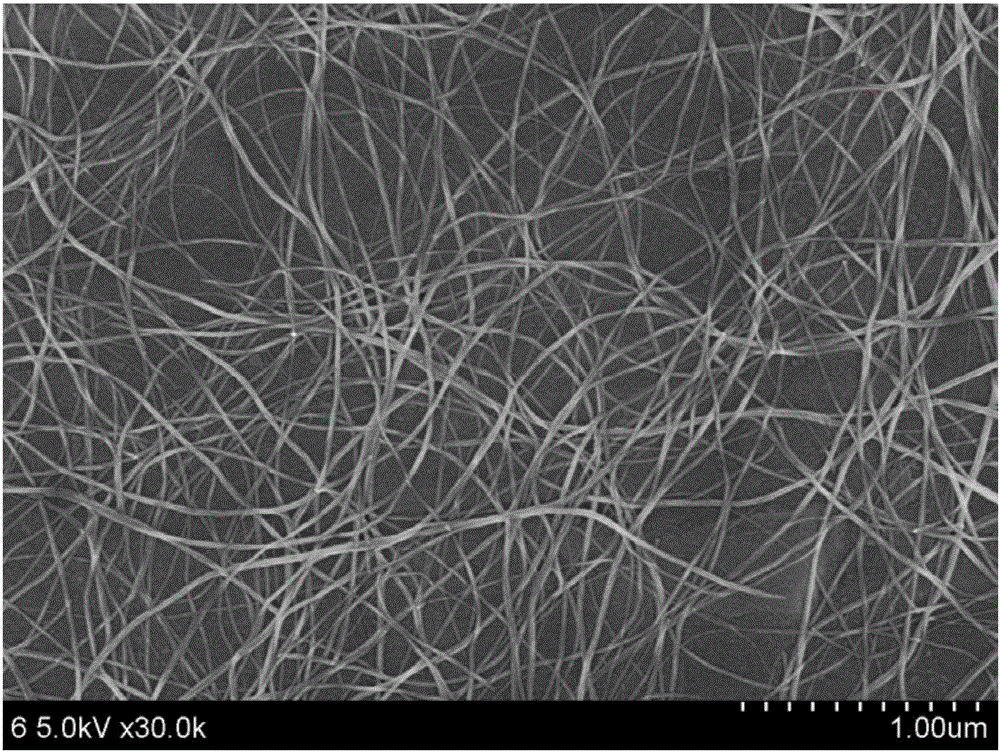 Preparation method of super capacitor based on single-wall carbon nanotube/tungsten oxide nanowire composite film electrodes