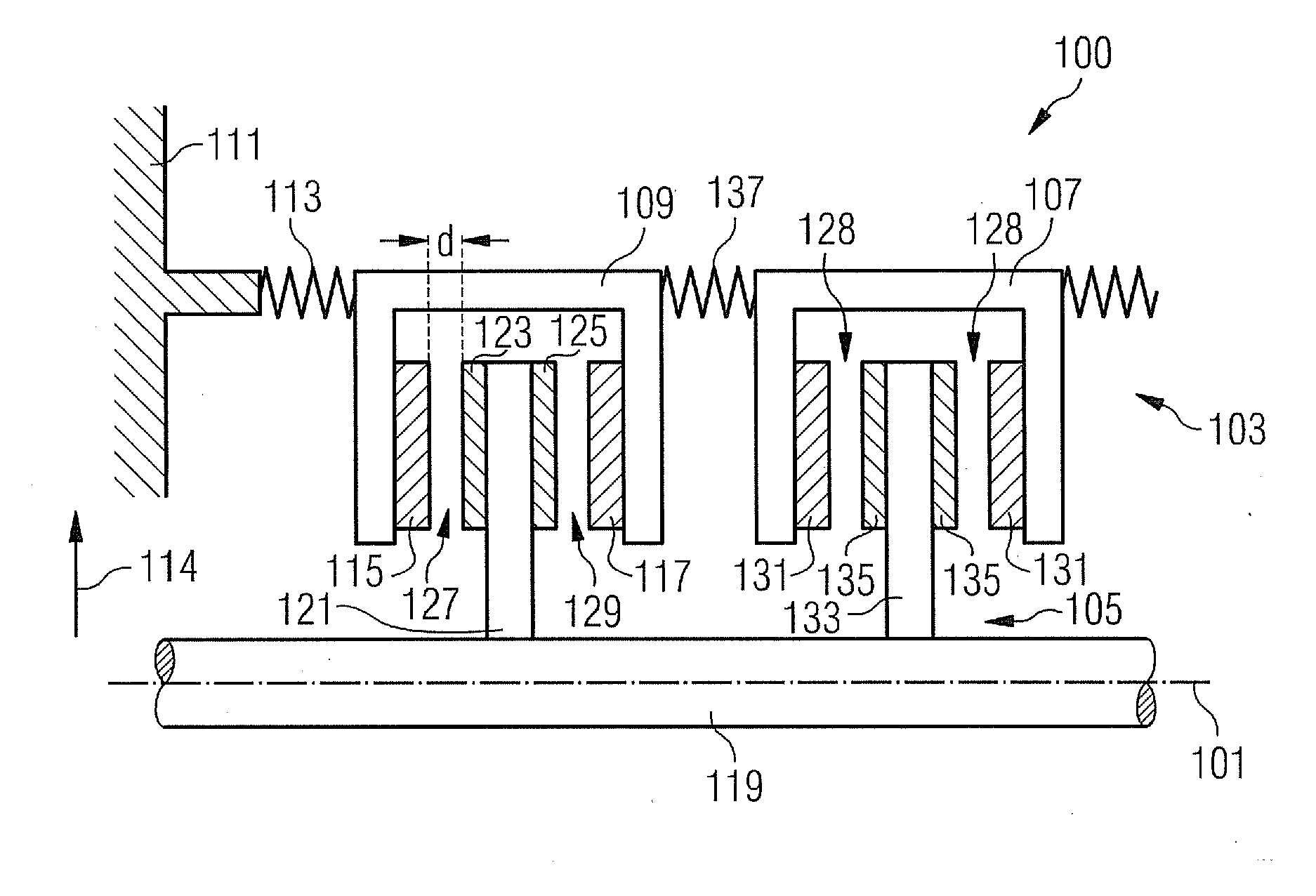 Stator arrangement for an electromechanical transducer, electromechanical transducer and wind turbine