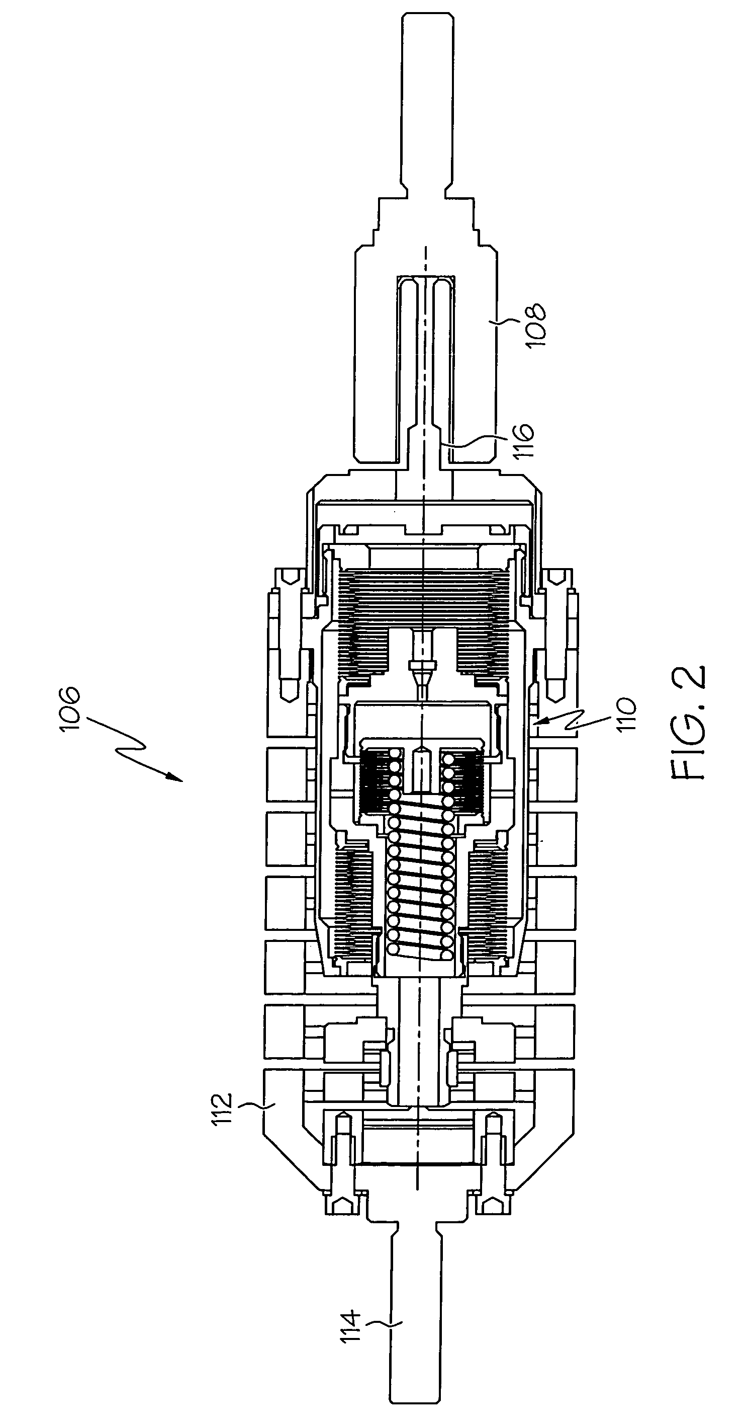 Isolator using externally pressurized sealing bellows