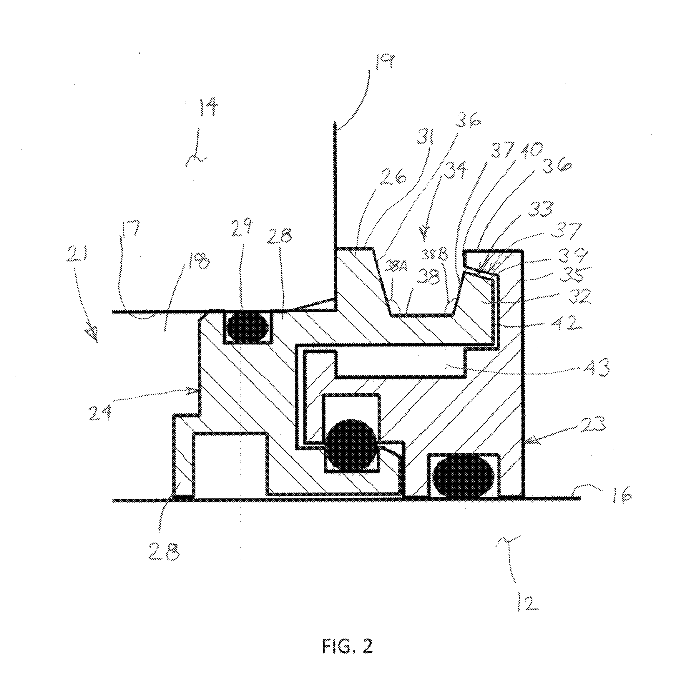 Bearing isolator seal for rotating shaft