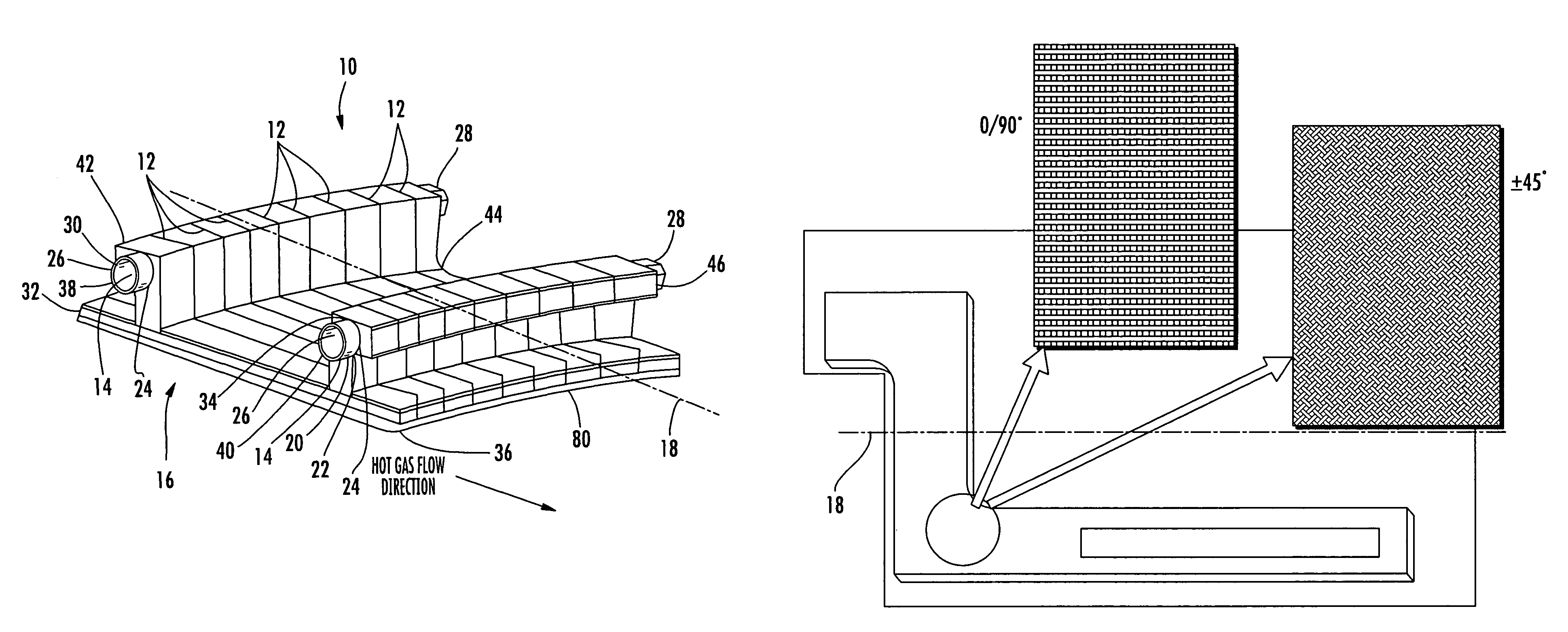 Stacked laminate bolted ring segment