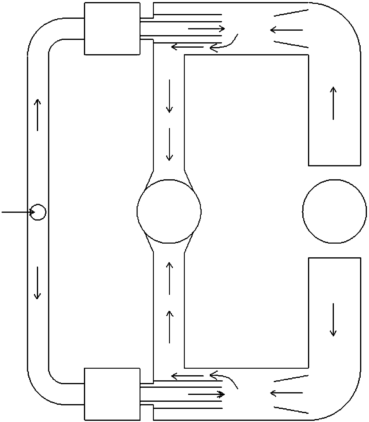 Method and device for preparing gas-liquid mixture of carbon dioxide and water