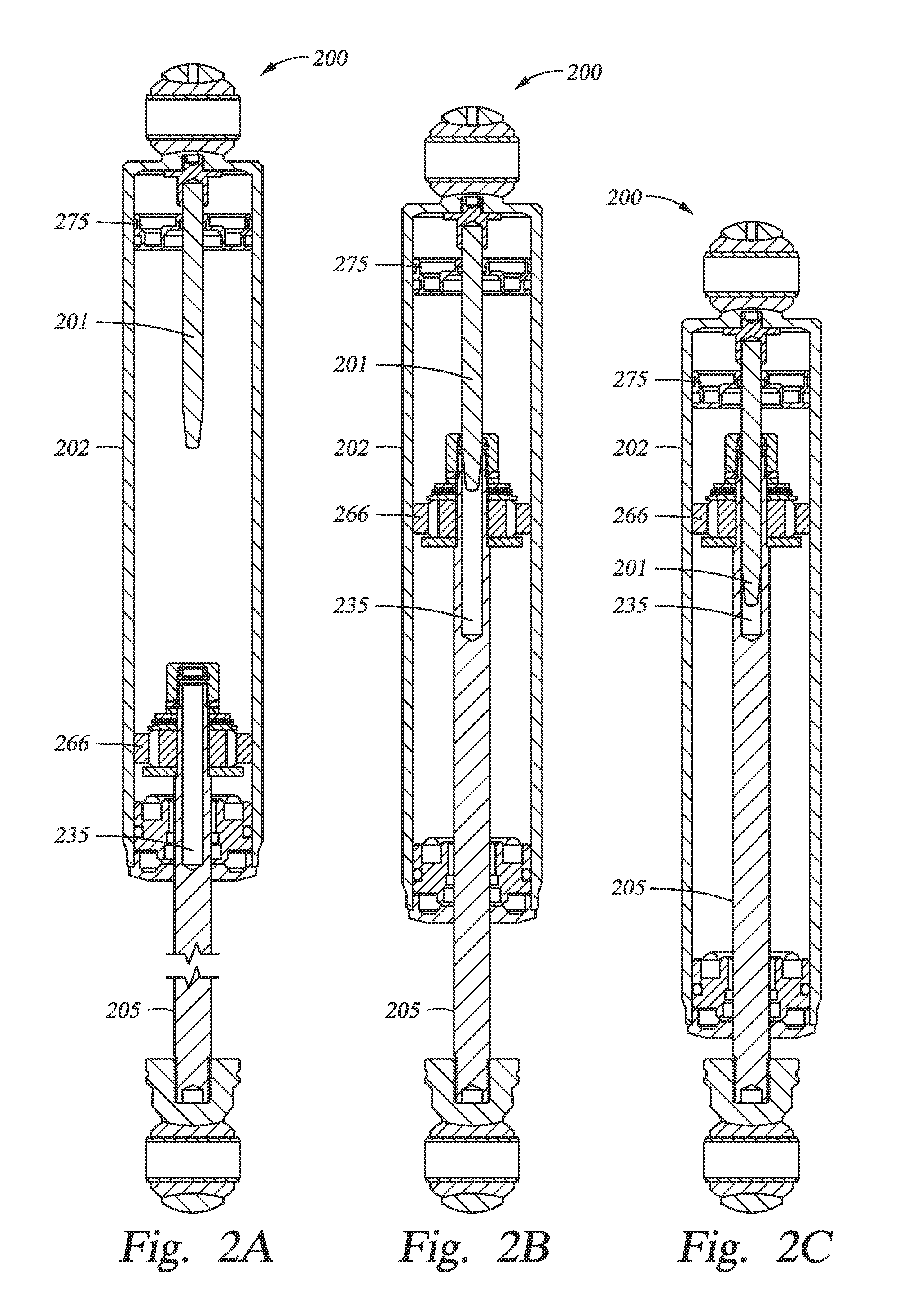 Methods and apparatus for position sensitive suspension damping