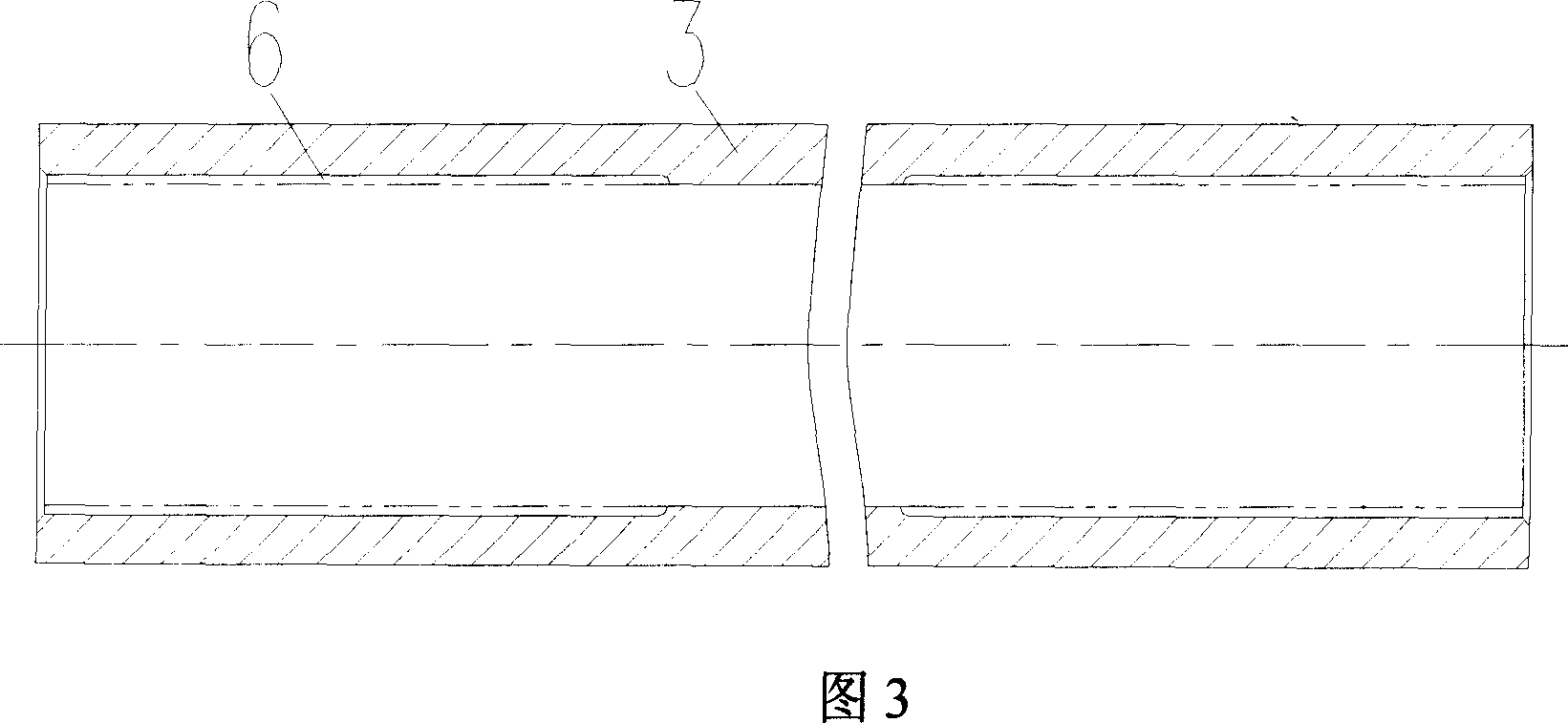 Subassembly of buttonhead of car distance rod and sheath, and assembling technique