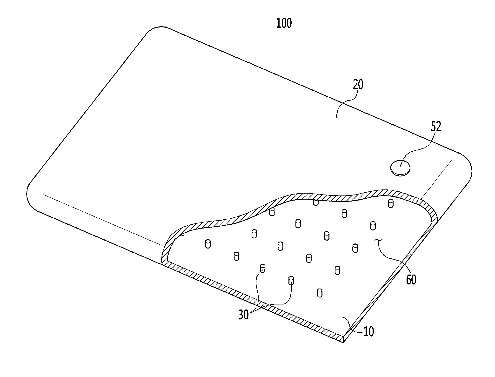 Vacuum glass panel and manufacturing method of same