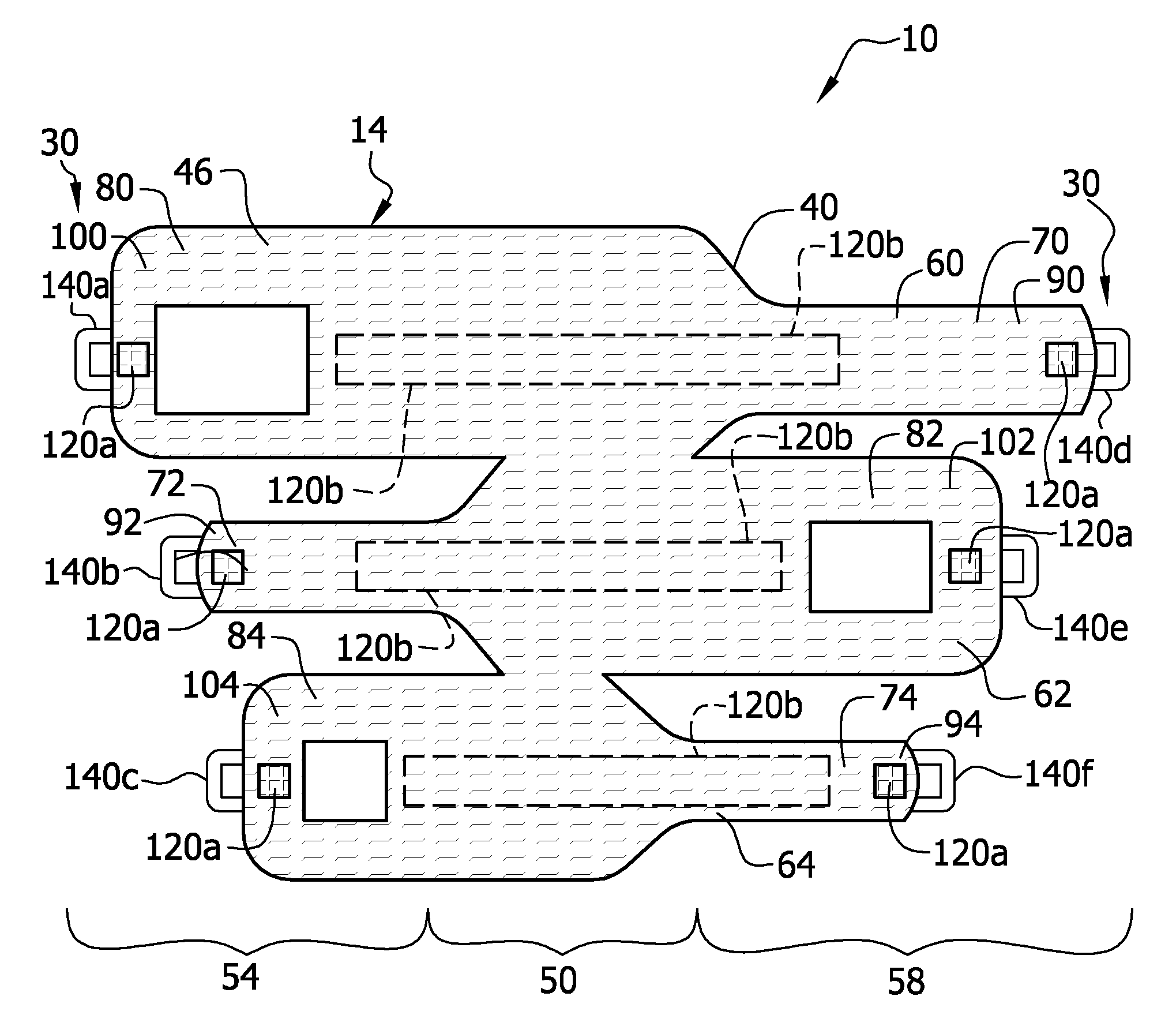 Hybrid compression garmet