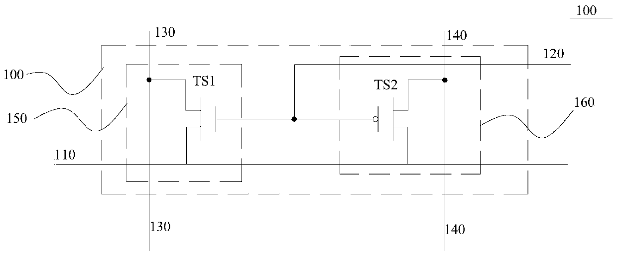 Selection of connection units, shift registers and display panels