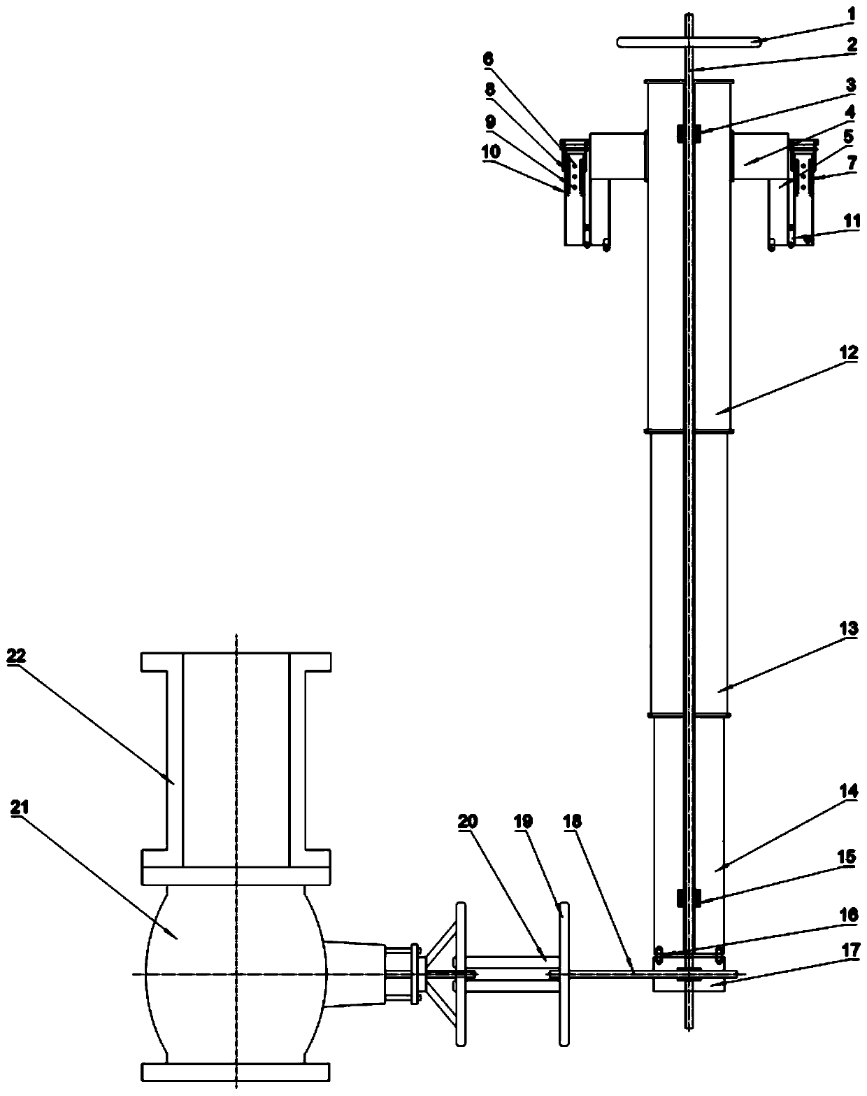 Ball valve auxiliary device capable of being remotely adjusted