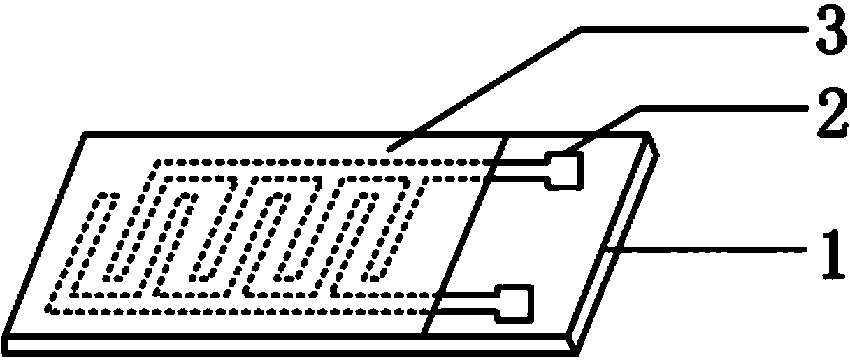 Method for preparing tungsten trioxide film based room temperature gas sensor element