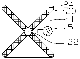 Effective prawn breeding pond with dirt cleaning and discharging function