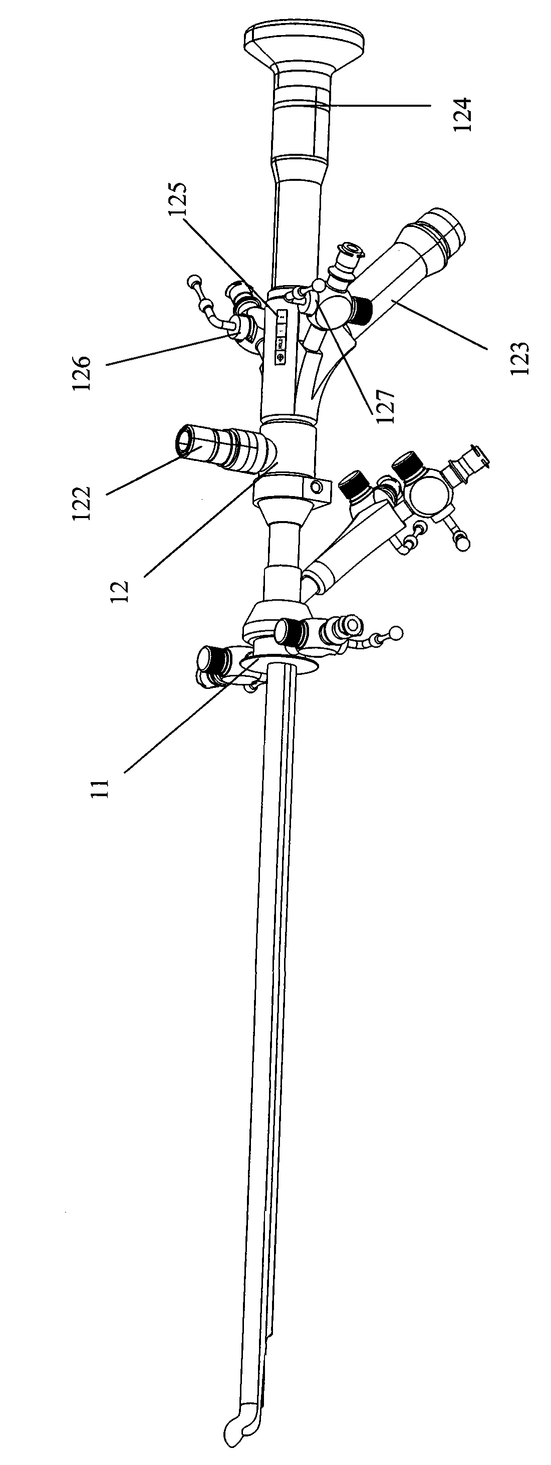 Integrated rigid ultrasonic cystoscope system