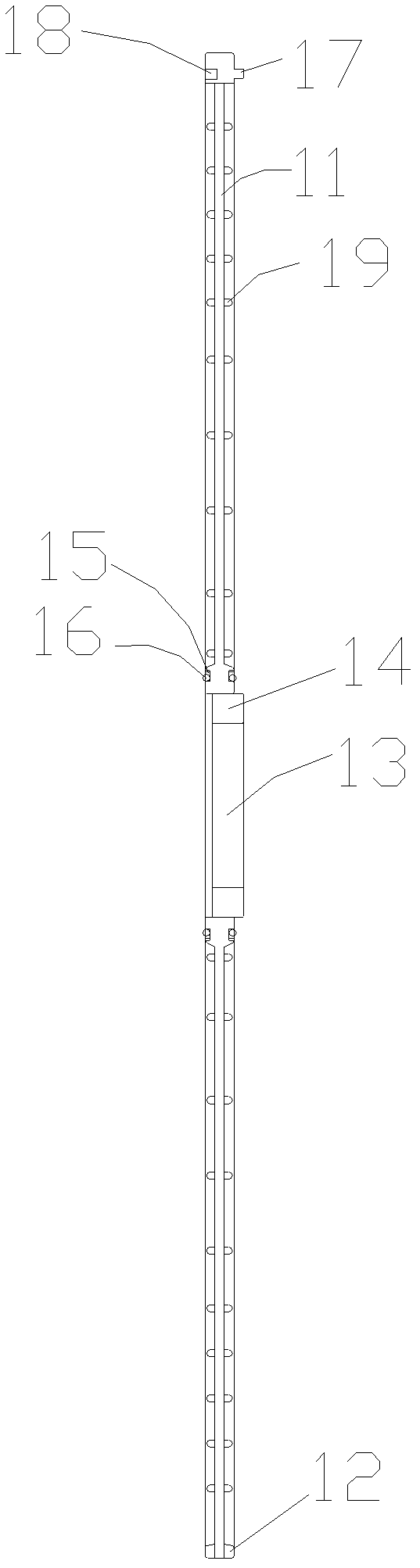 Open type permeation filtering membrane component of filter