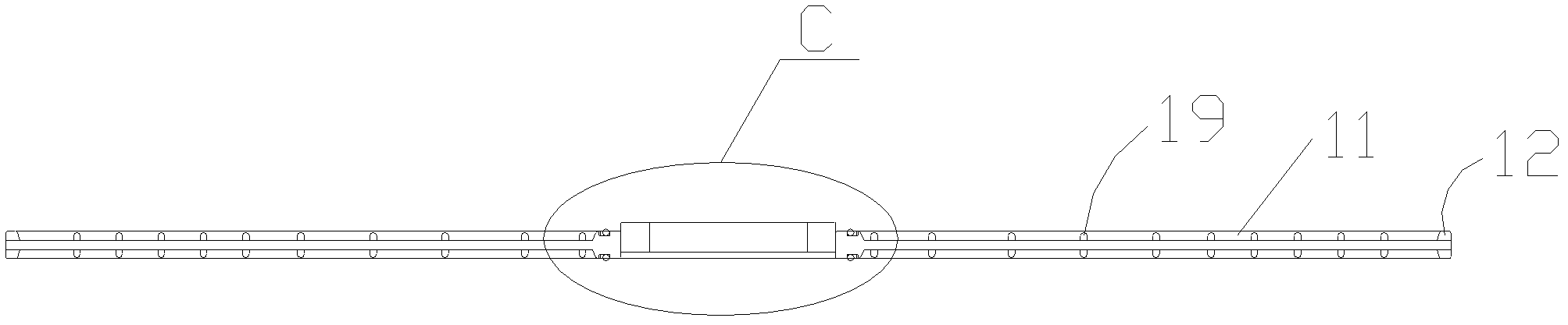 Open type permeation filtering membrane component of filter