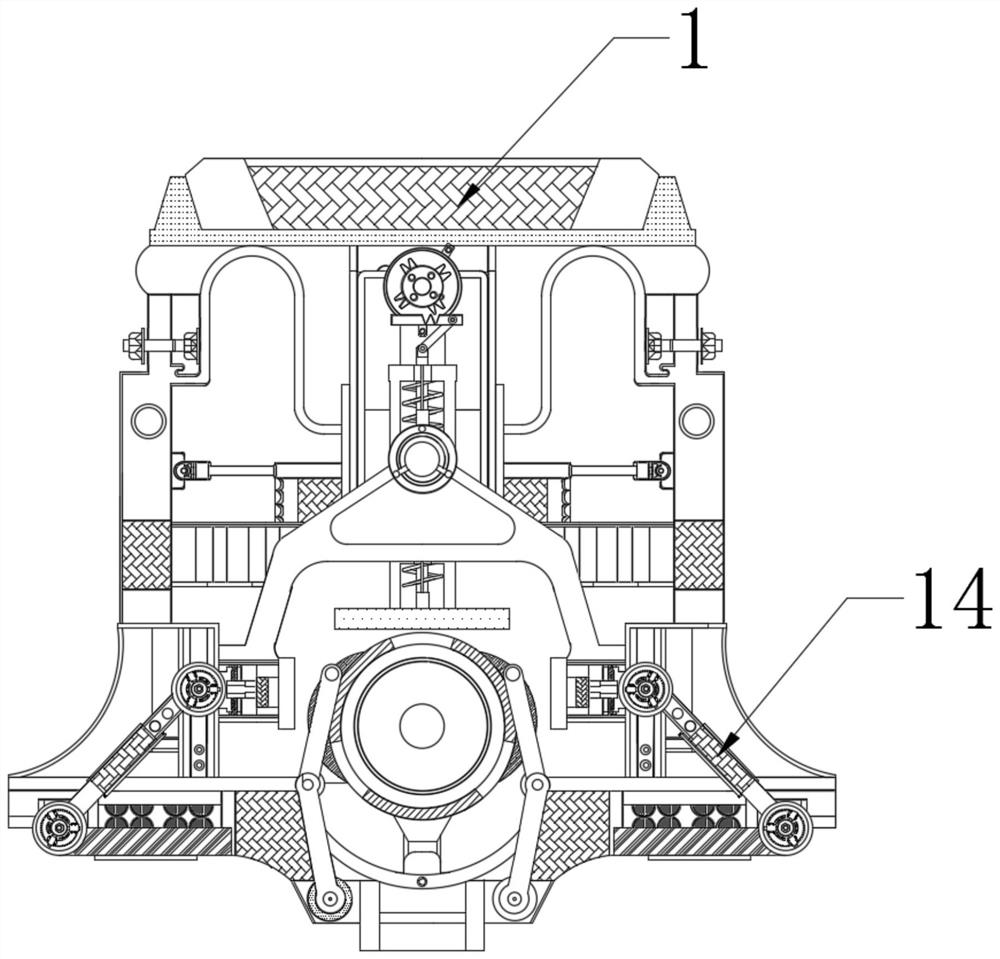 Intelligent manufacturing dyeing equipment capable of preventing textiles from being damaged due to scratching