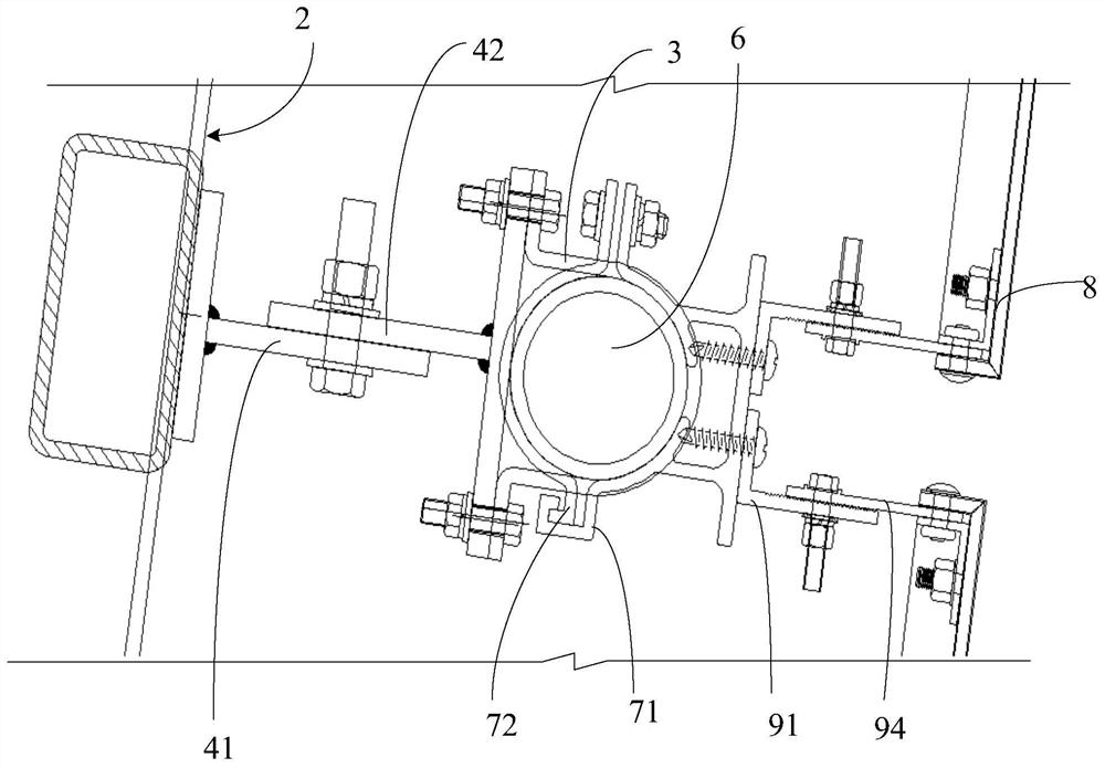 Curved roof curtain wall system