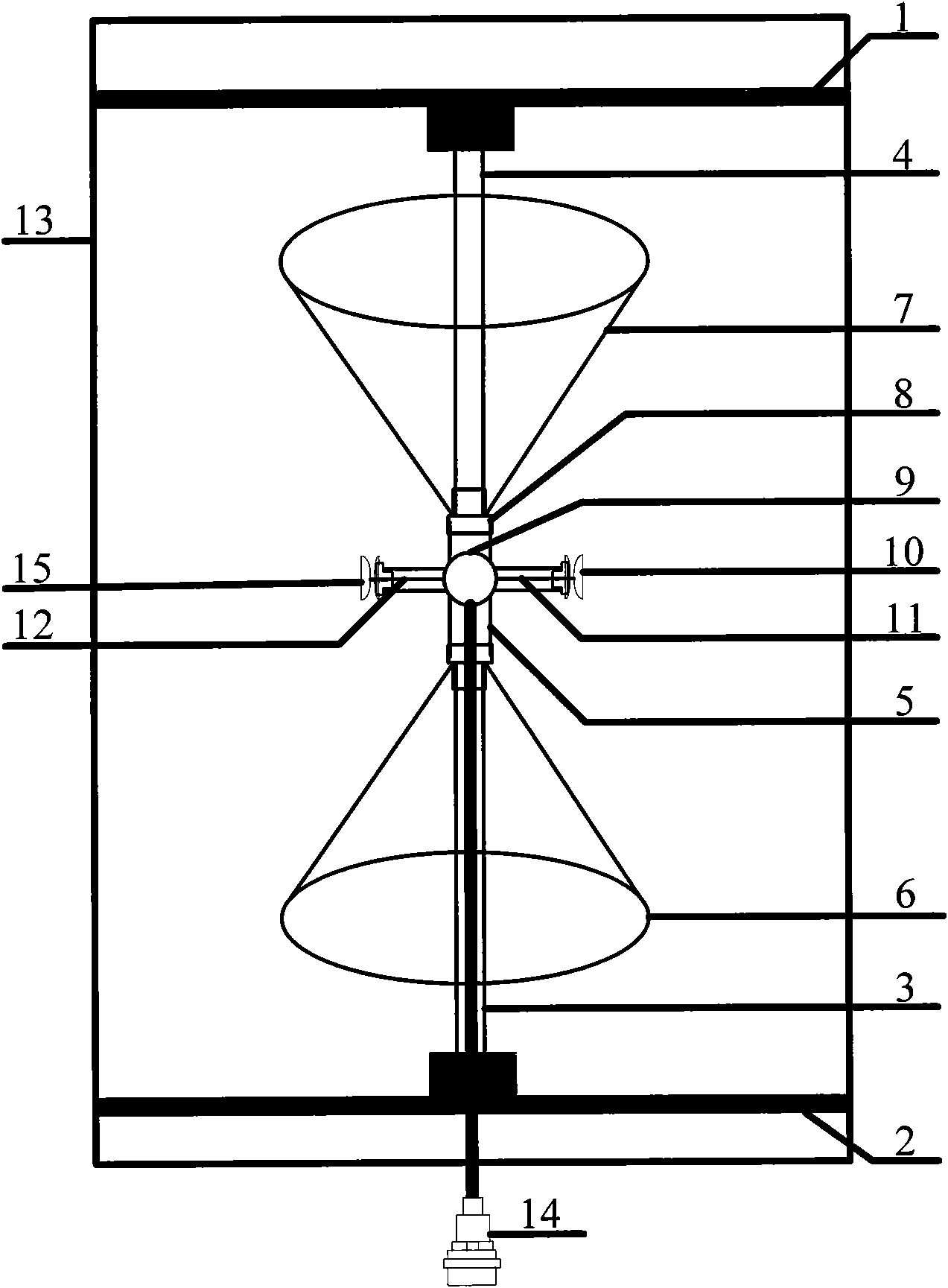 High-gain wide-frequency band omni antenna