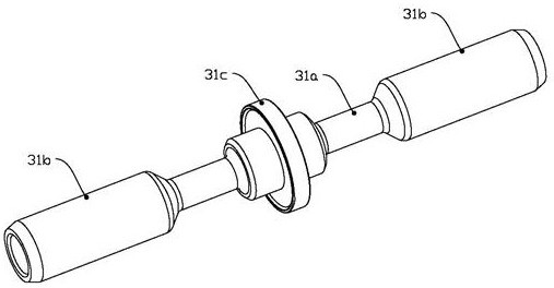 A valve stem assembly, a main valve structure, and a pressure relief type two-position five-way electromagnetic reversing valve