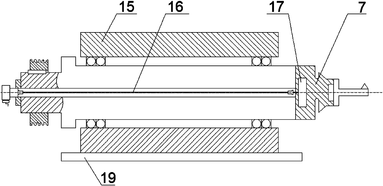 High-frequency-response hydraulic servo tool bar system for boring and machine tool with same