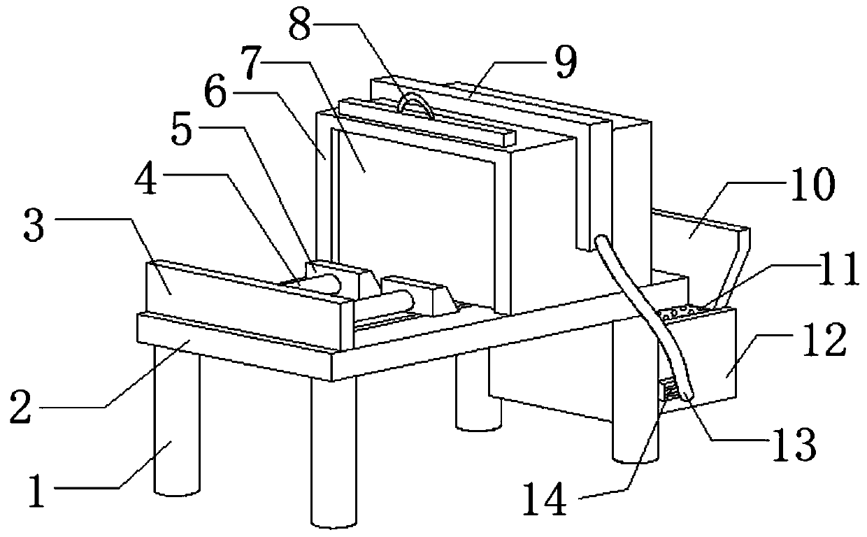 Slag washing device for lithium battery recycling