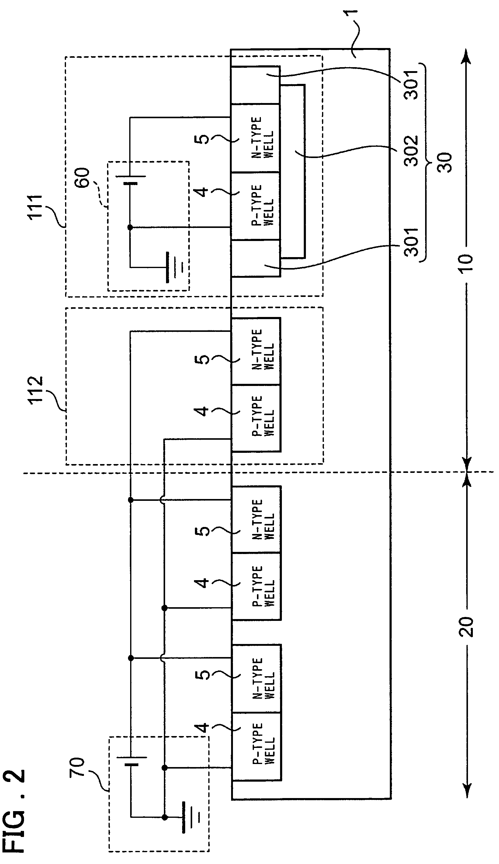 Semiconductor device having analog and digital circuits