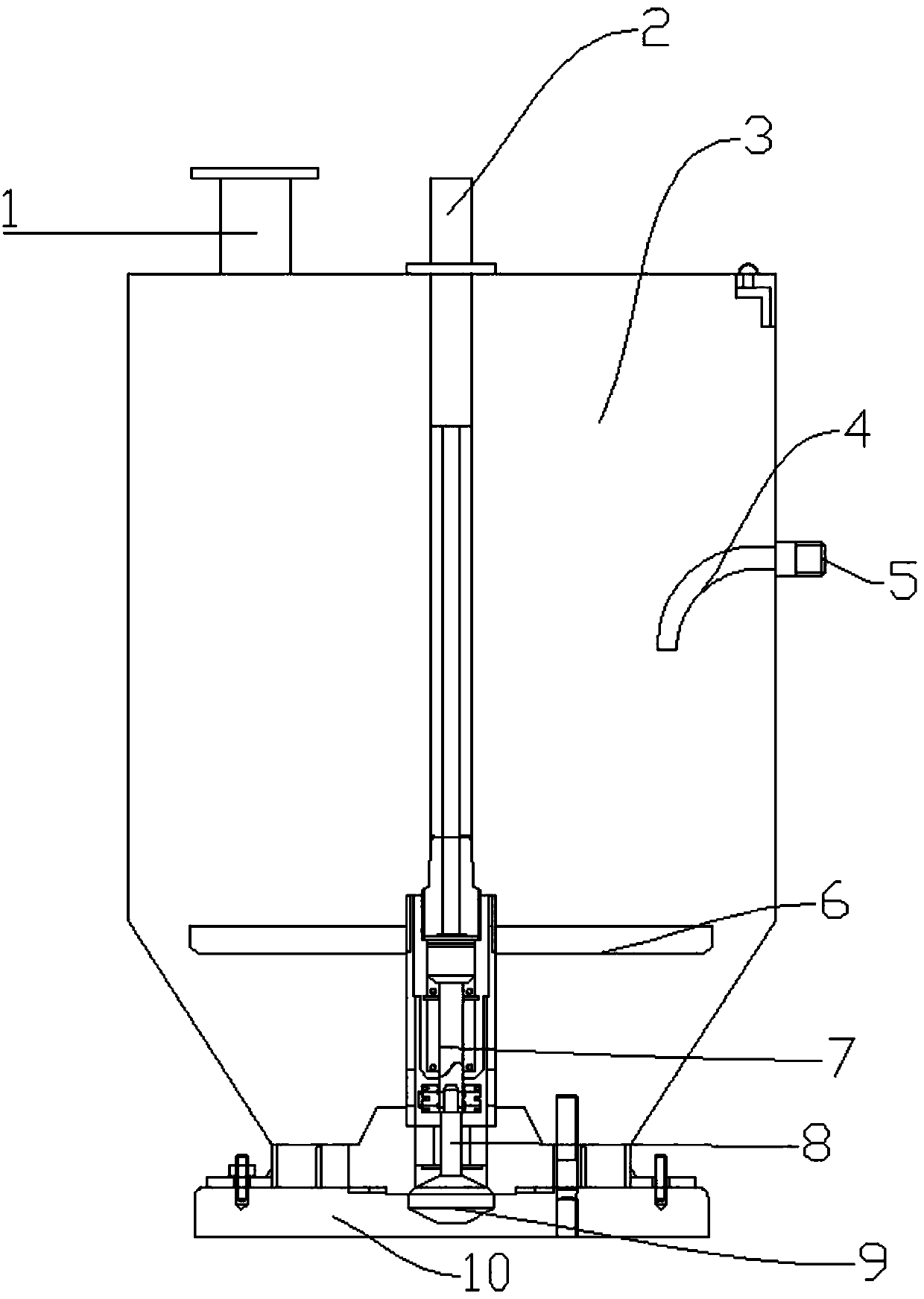 Quantitative cement mortar paste mixer for building