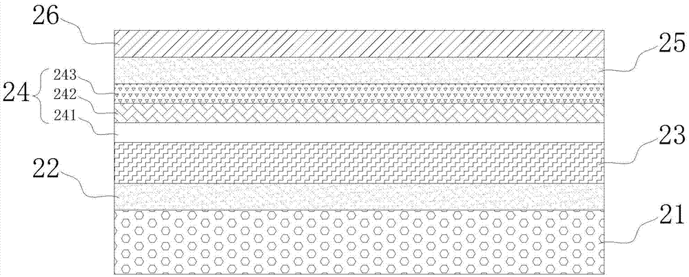 Display device structure and manufacturing method thereof