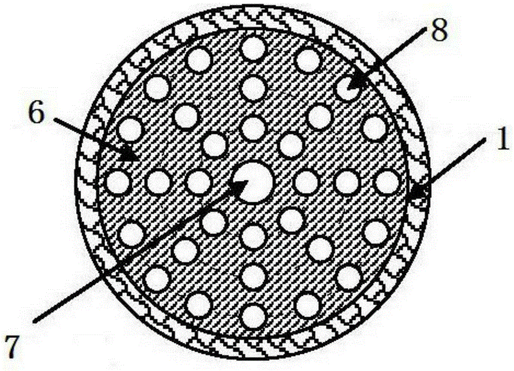 Jet type efficient heat exchange solar heat absorption device