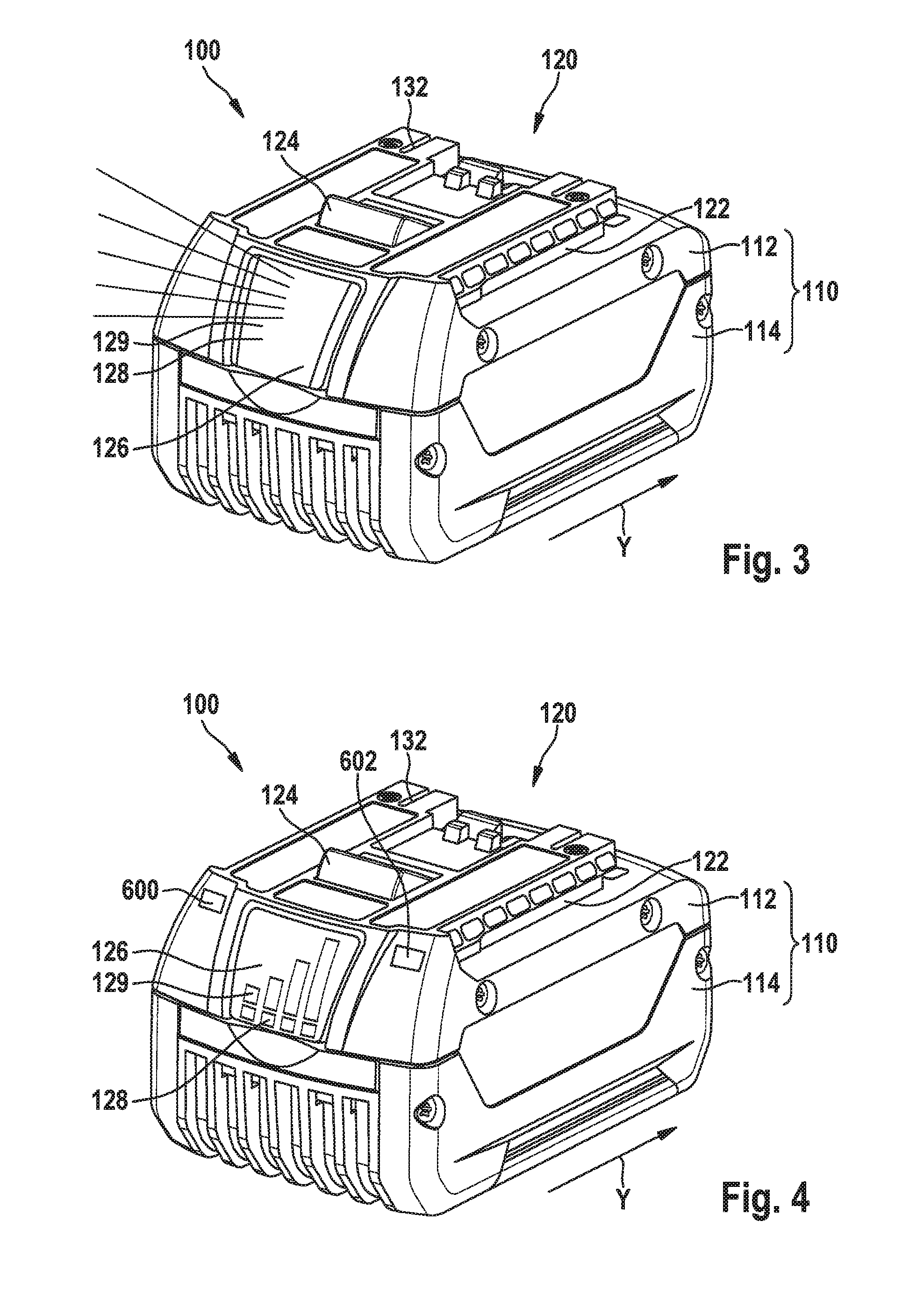 Rechargeable battery pack for a handheld power tool