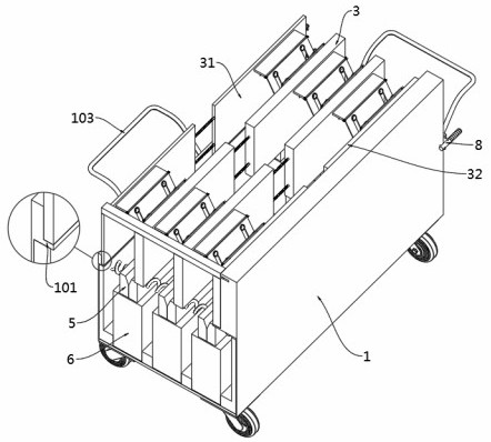 Break-resistant transfer device based on glass production