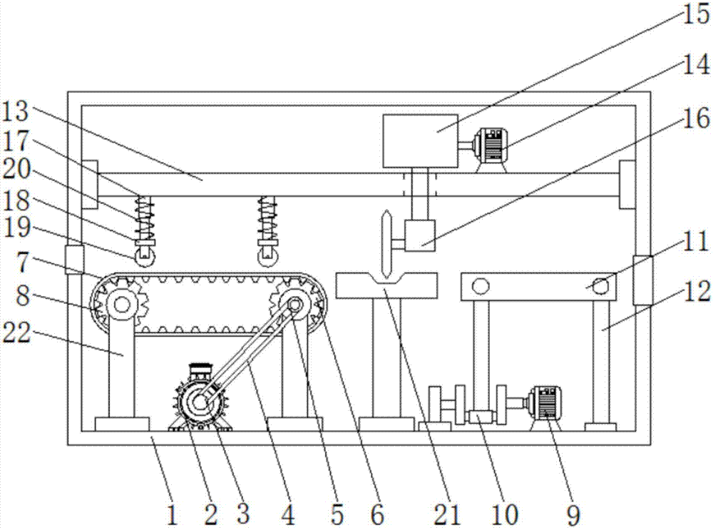 Cutting device for producing corrugated paper