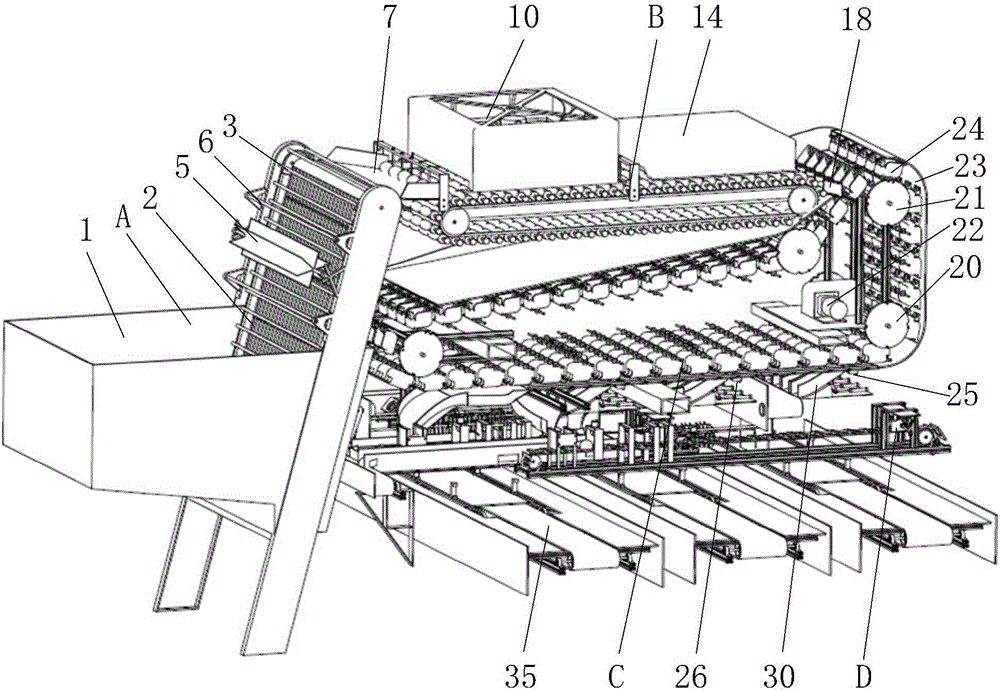 Full-automatic egg packaging system