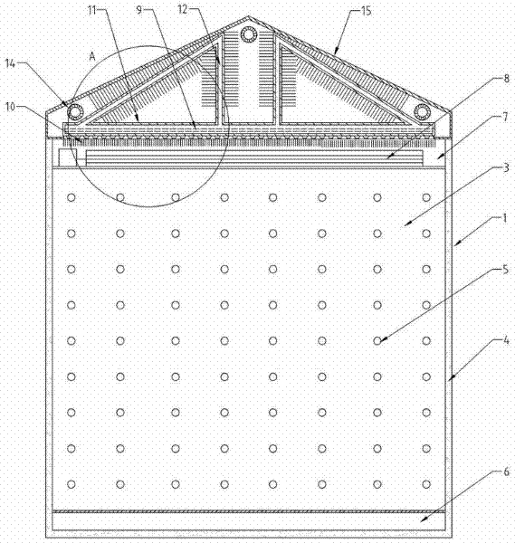 Automatic cooling outdoor cabinet