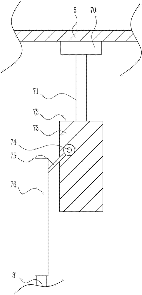 Quickly-stabilized type line drawing device of traffic road marking line