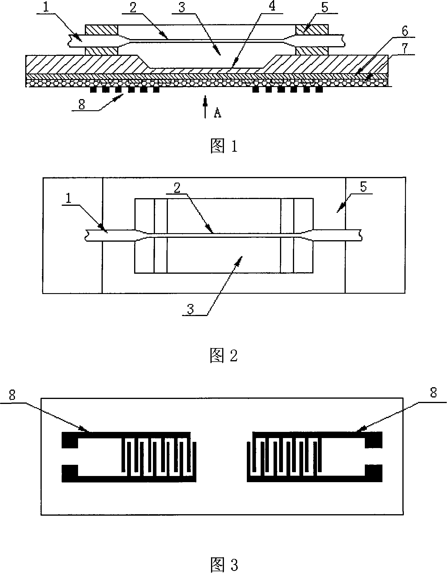 Detecting biologic sensor associating evanescent field and flexible flat plate wave