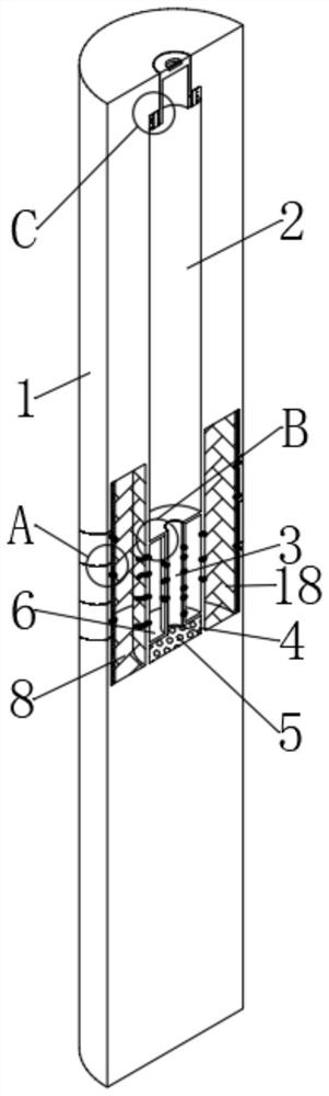 Ssustainable microbial attachment pile for coal chemical wastewater treatment pond