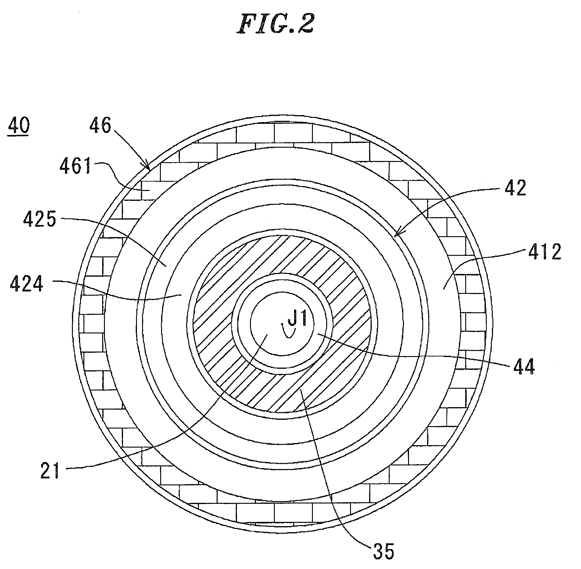 Motor having chucking device and disk driving apparatus including same