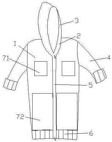 Large-pocket half-sleeve casual shirt