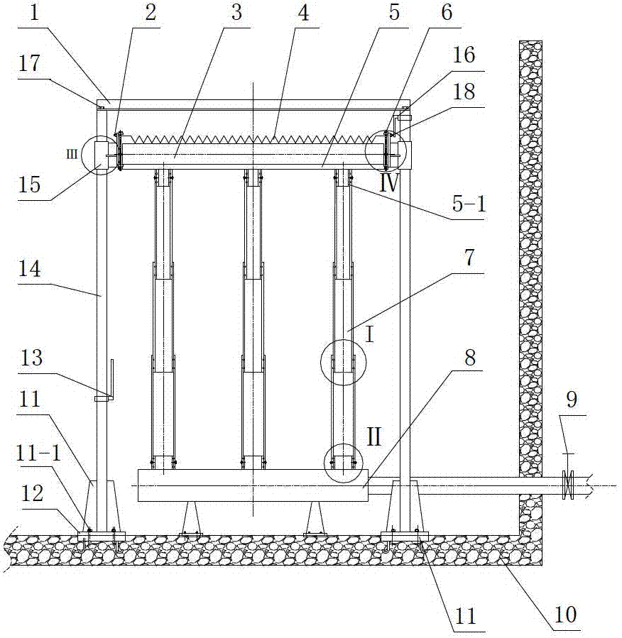 Duckweed isolating type quantitative floating water outlet device