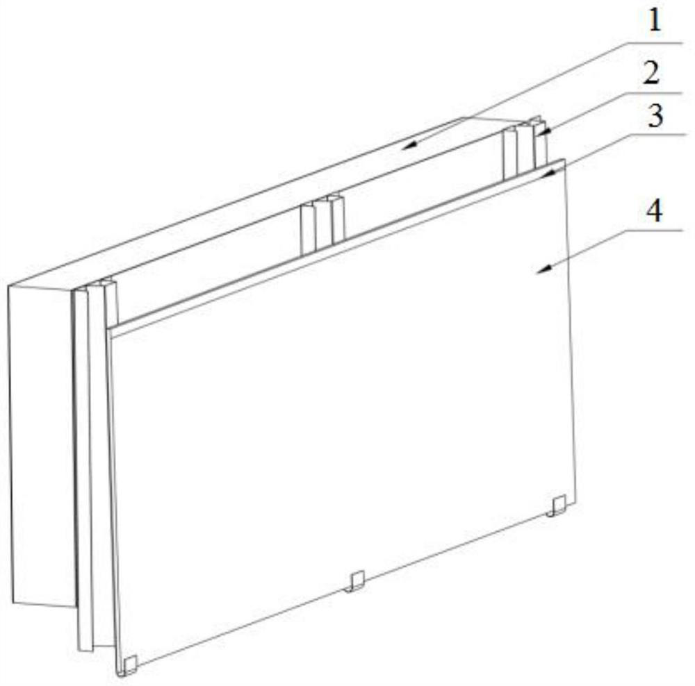 A curved surface color modularized prefabricated power generation building material and its manufacturing method