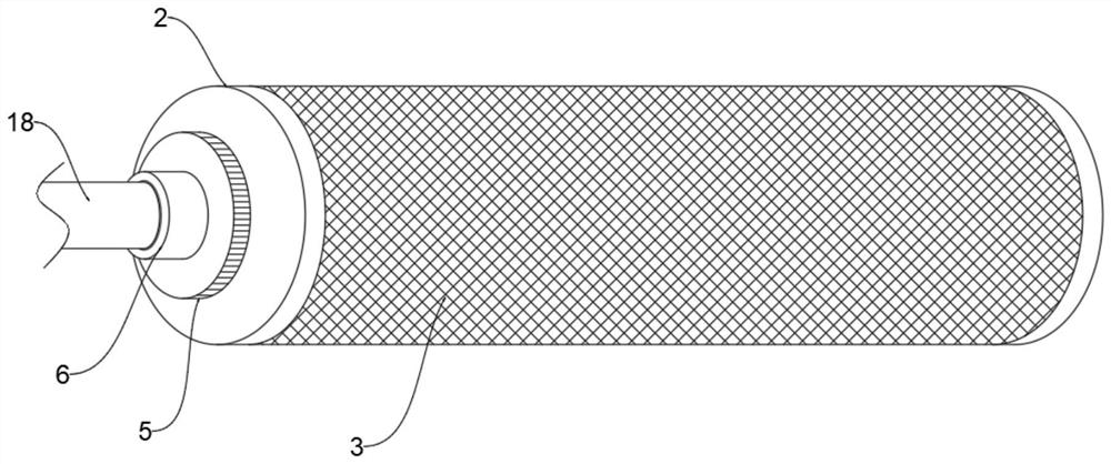 Sizing roller with self-cleaning function and using method thereof