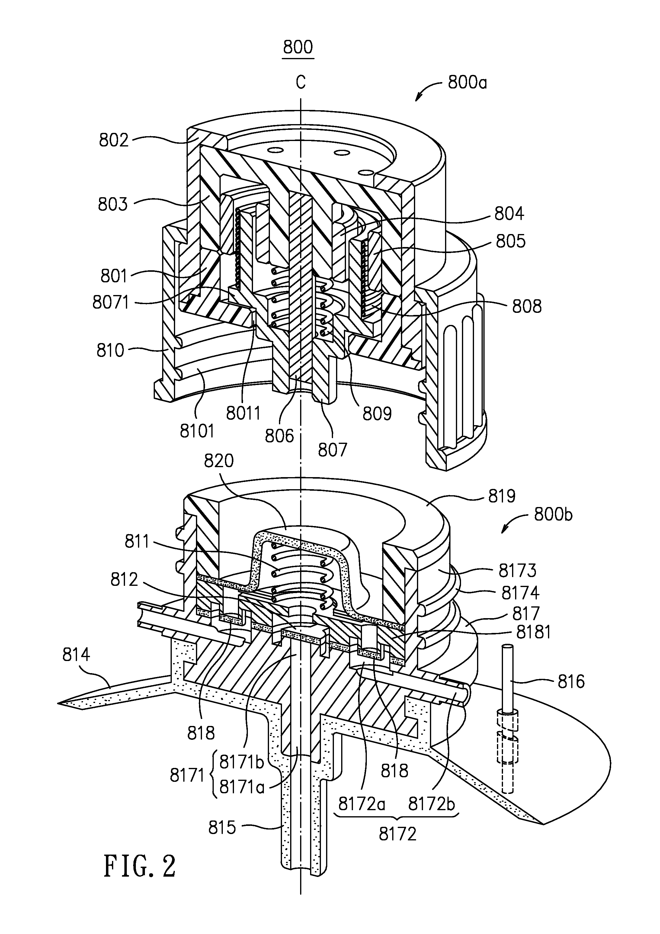 Detachable pump and the negative pressure wound therapy system using the same