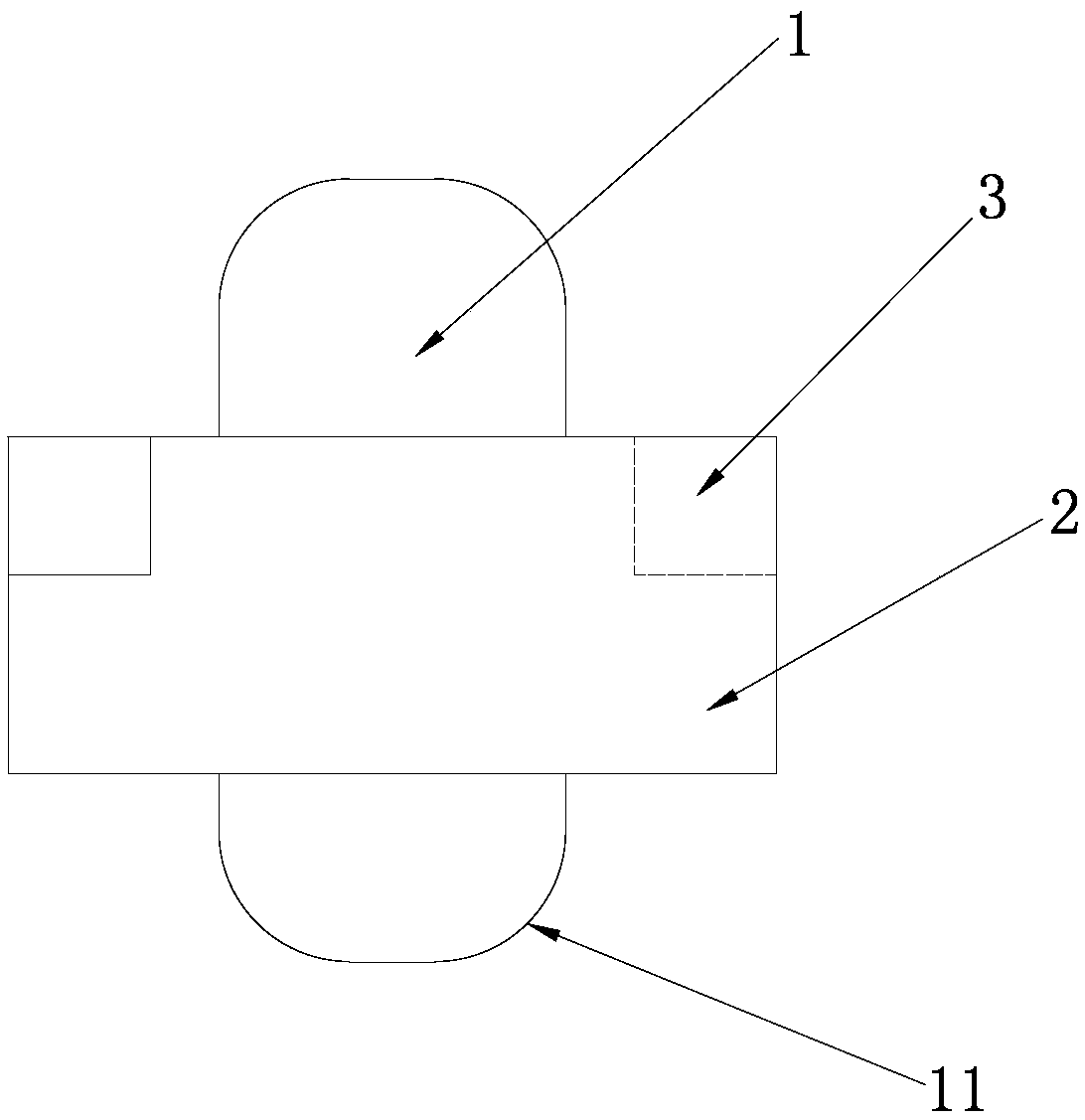 Lithium ion battery tab and lithium ion battery packaging method