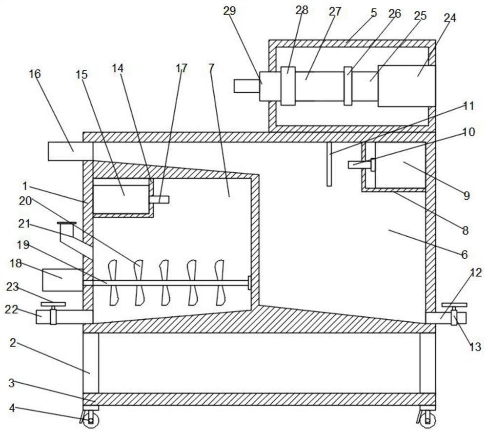 Medical adjustable reduced-pressure washing device used for gastrointestinal department nursing