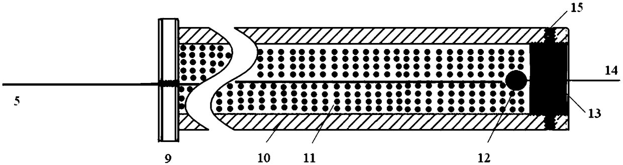 Device for measuring wave speed of combustion to detonation